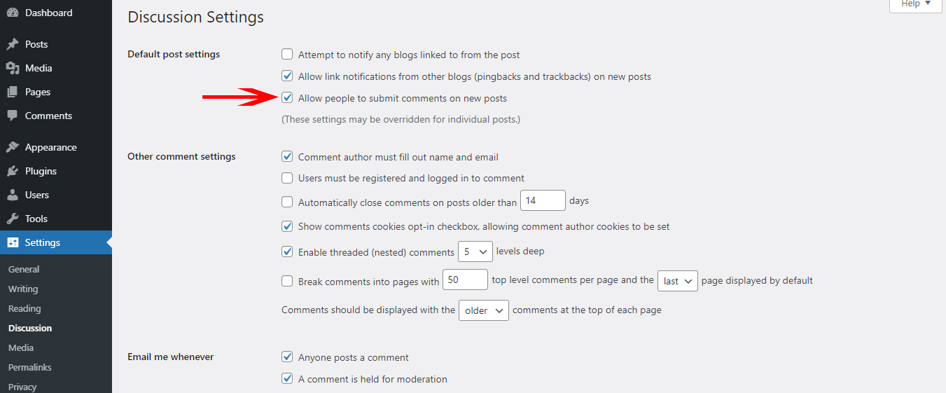 submit-comments-discussion-setting